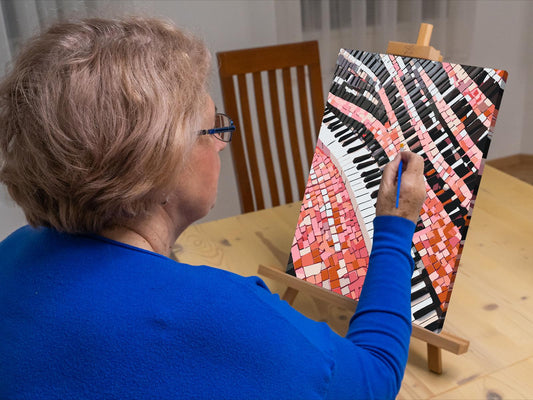 Paint by number - Mosaiknøgler