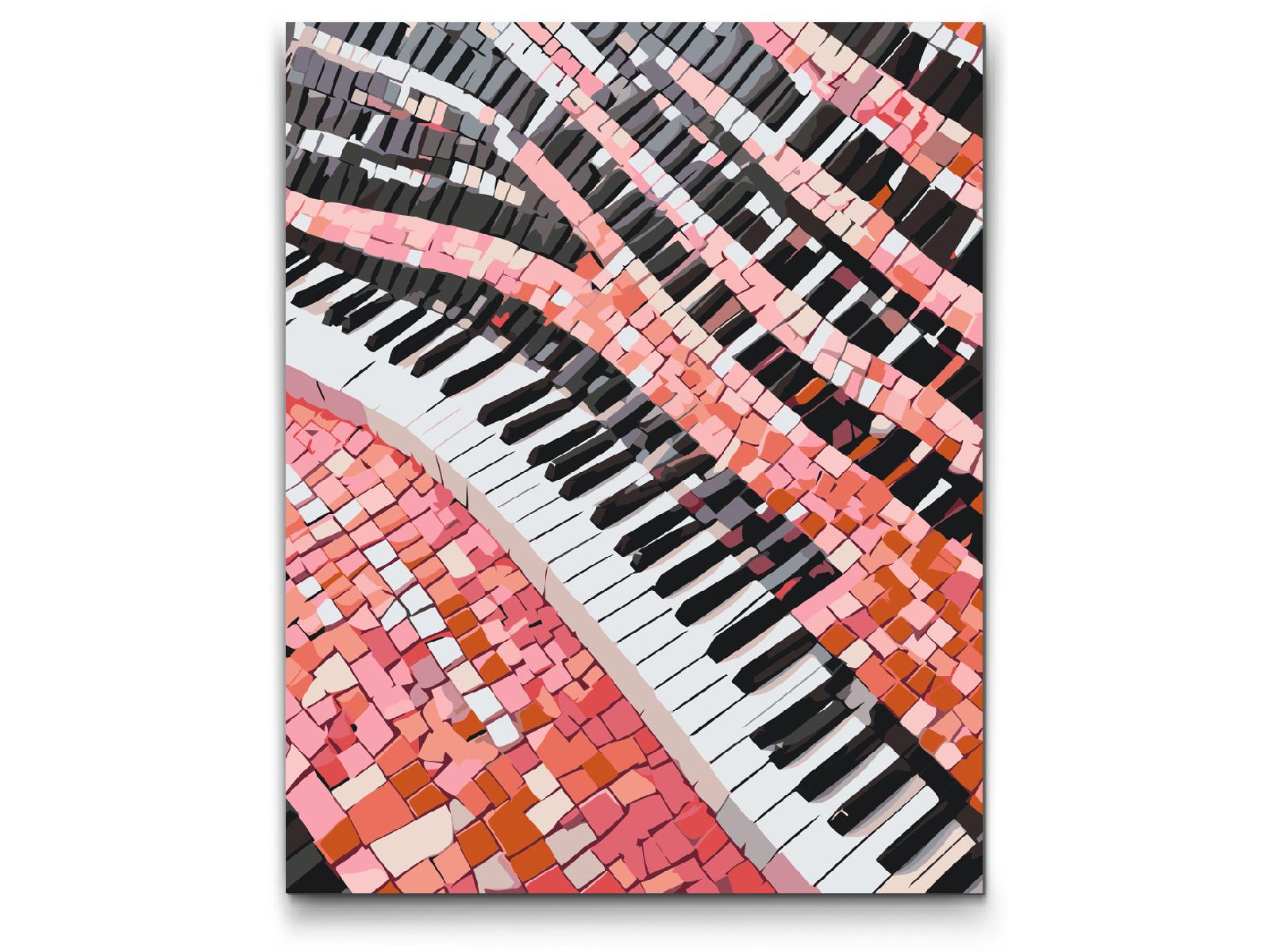 Paint by number - Mosaiknøgler