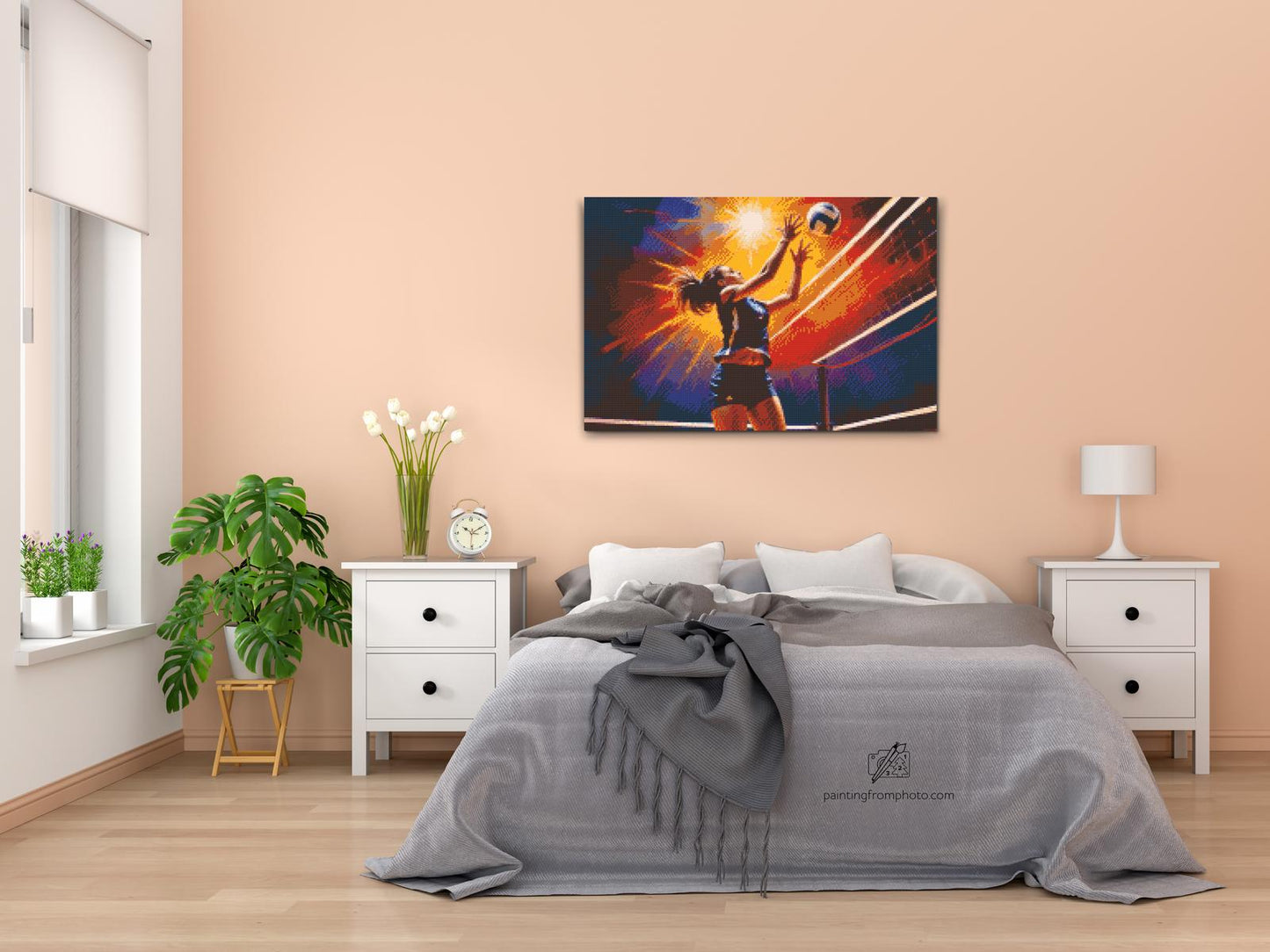 Diamond Paint - Volleyballspiller