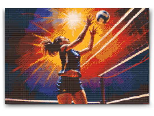 Diamond Paint - Volleyballspiller