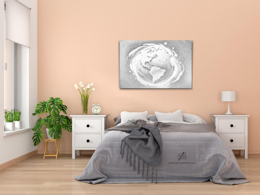 Dotting - Abstrakt planet Jorden