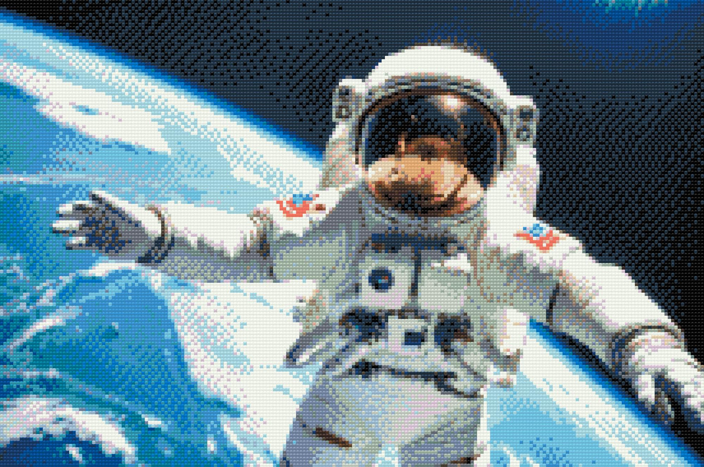 Diamond Paint - Astronaut med planeten Jorden