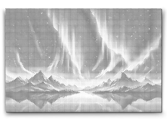 Dotting - Nordlys over bjergene