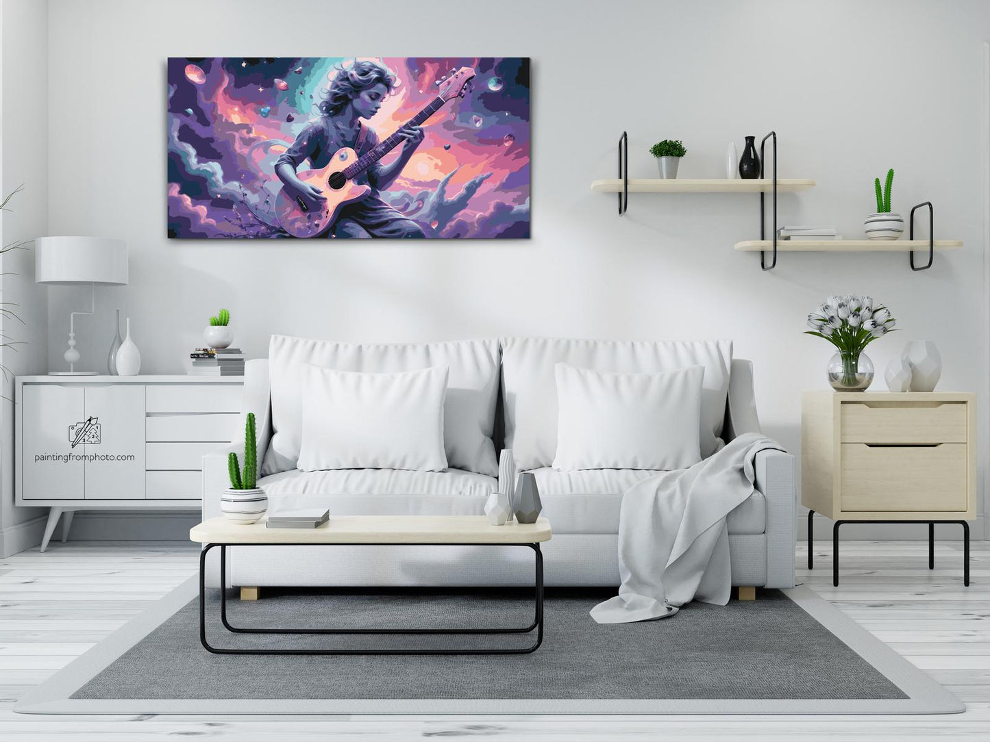 Paint by number - Guitarist i skyerne
