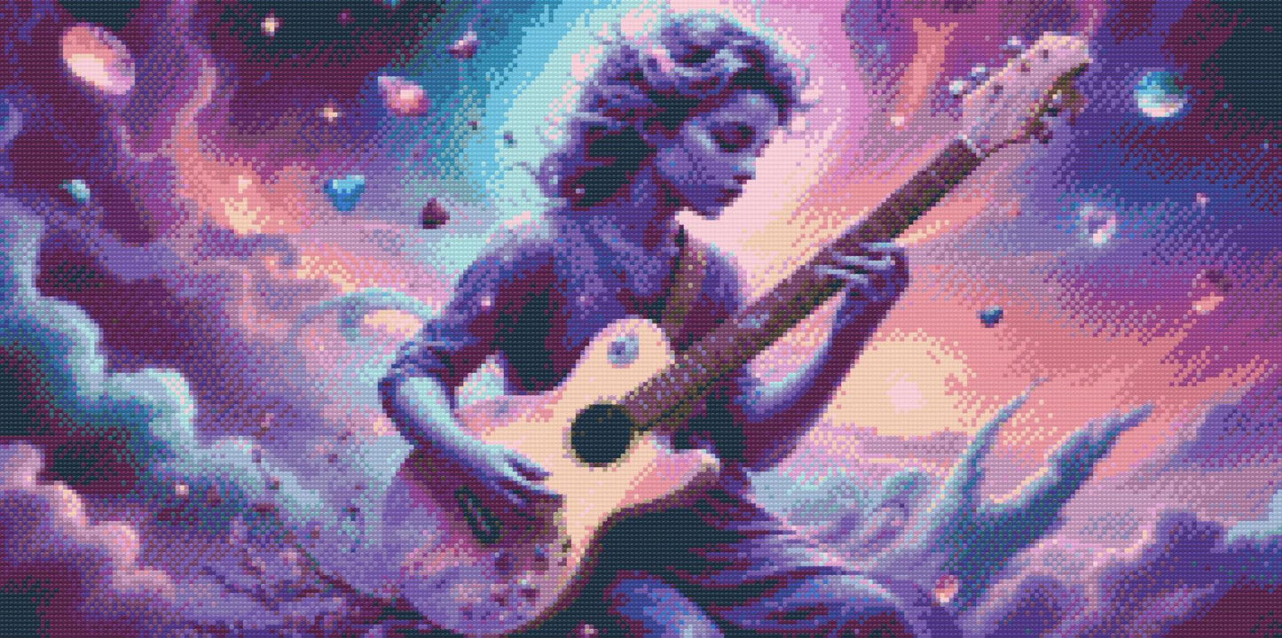 Diamond Paint - Guitarist i skyerne