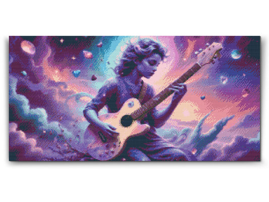Diamond Paint - Guitarist i skyerne