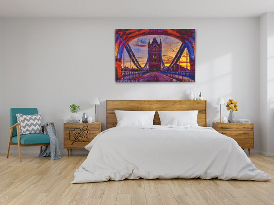 Diamond Paint - Den farverige London Bridge