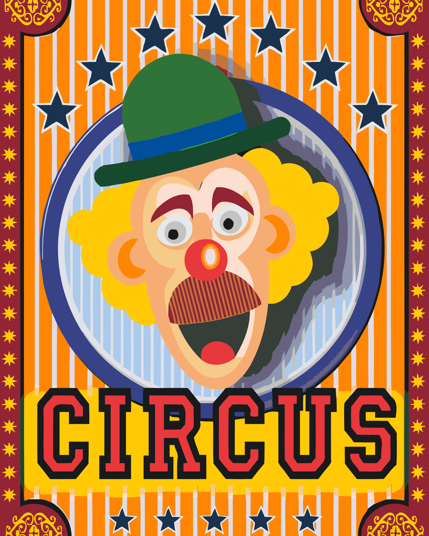 Paint by number - Cirkus