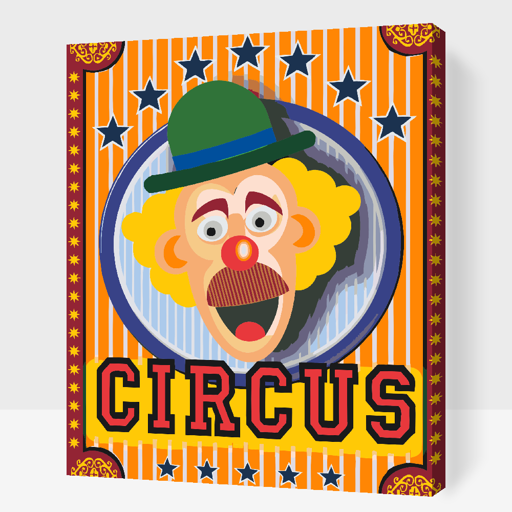Paint by number - Cirkus