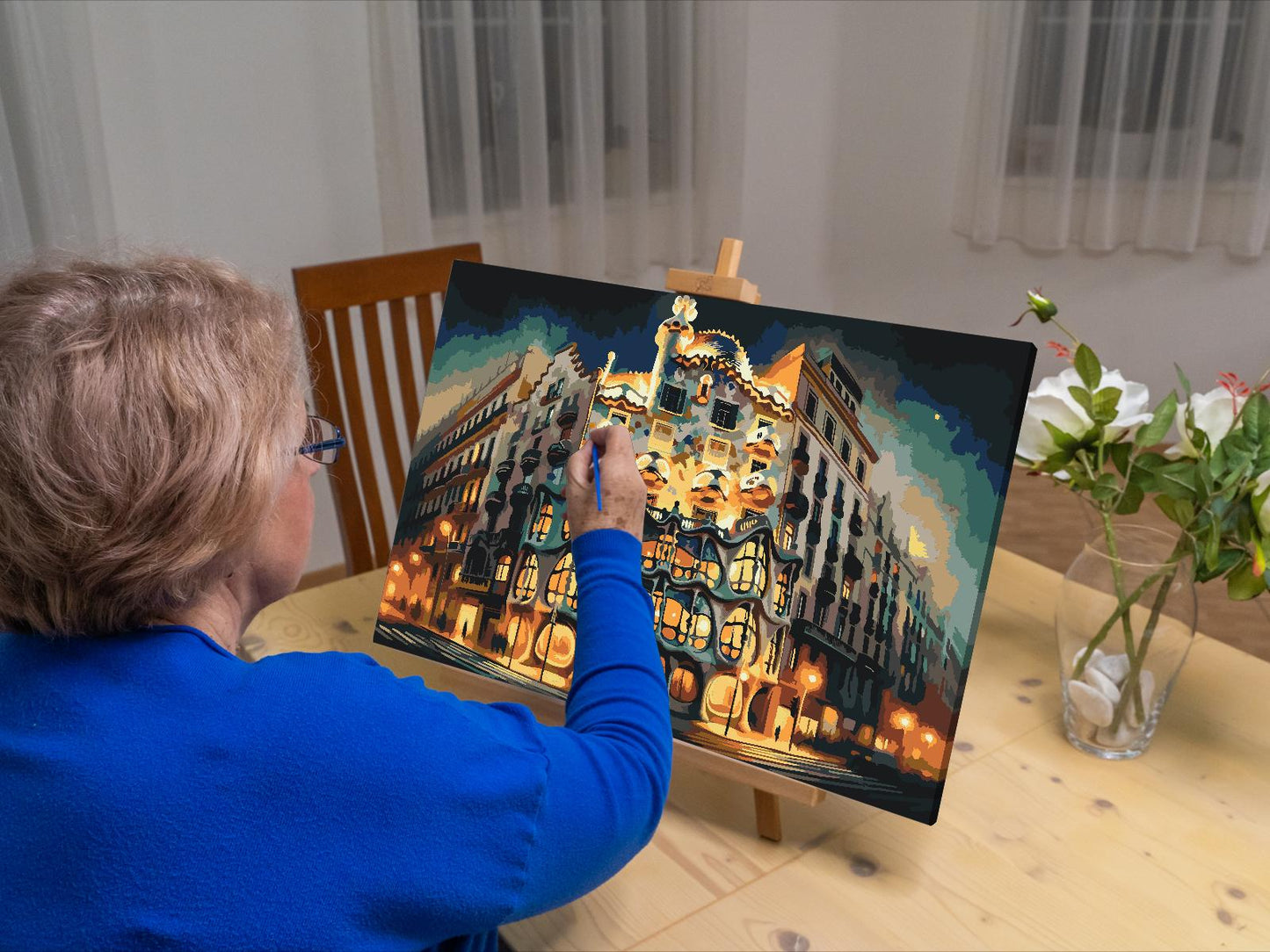 Paint by number - Casa Batlló, Barcelona