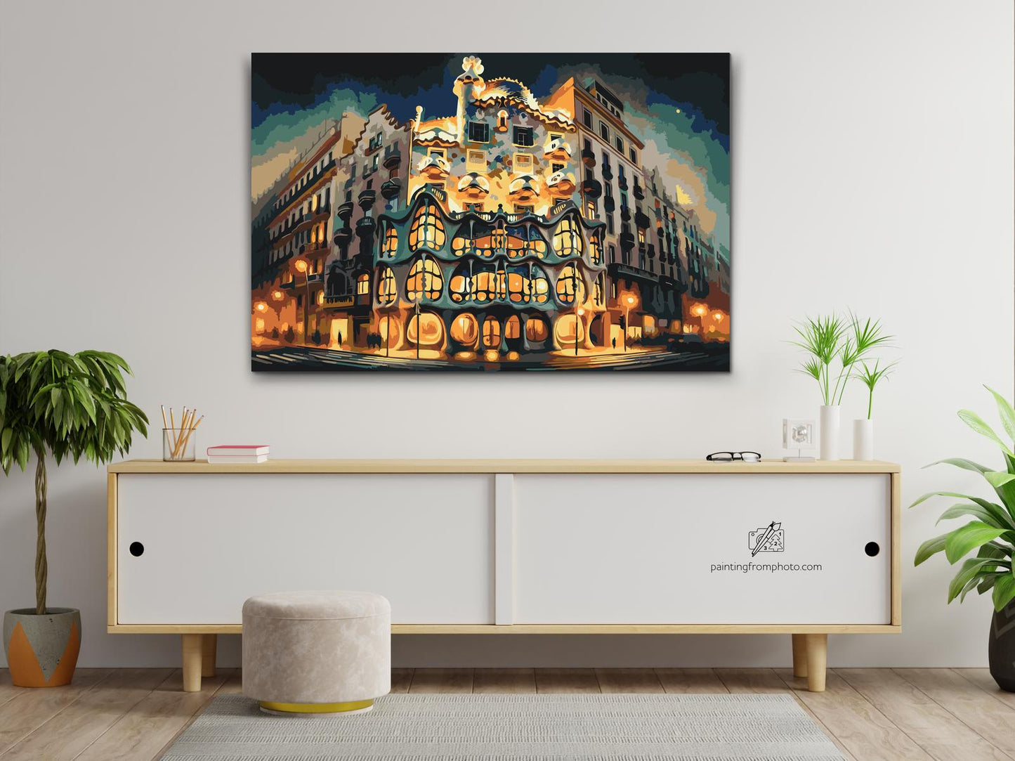 Paint by number - Casa Batlló, Barcelona