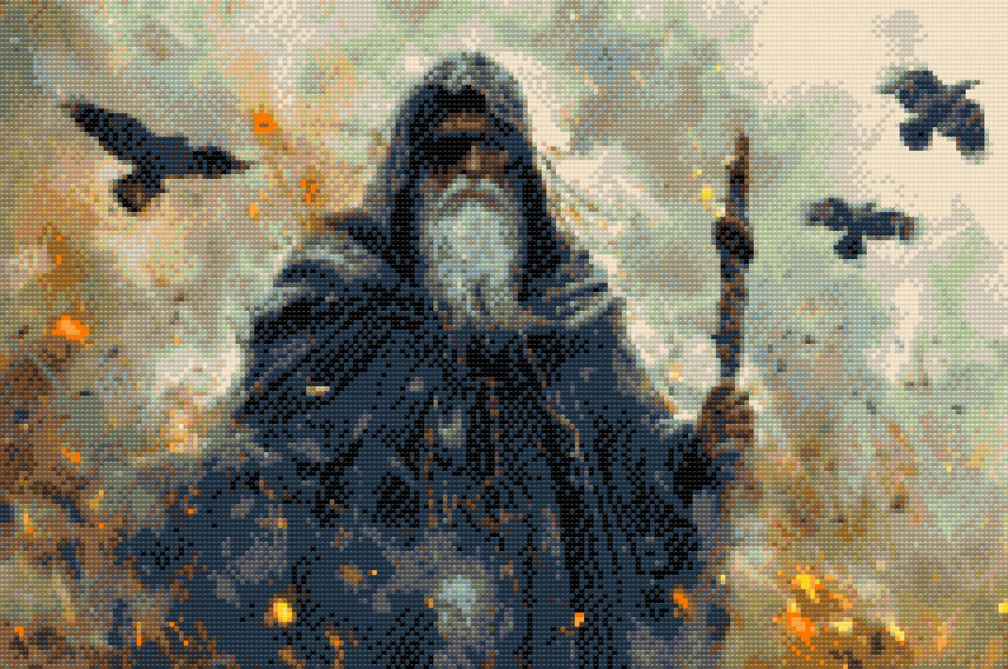 Diamond Paint - Odin – Gud for død, krig og magi