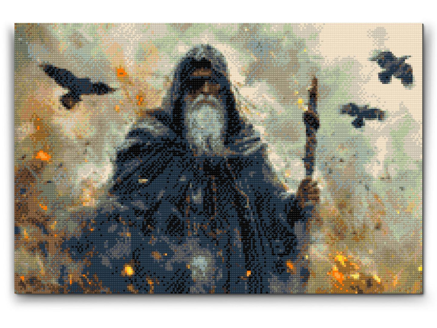 Diamond Paint - Odin – Gud for død, krig og magi