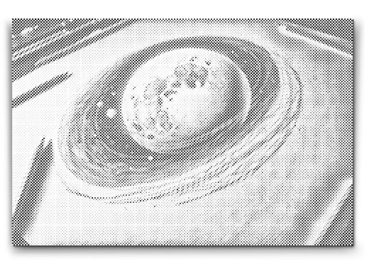 Dotting - Planet tegnet på papir