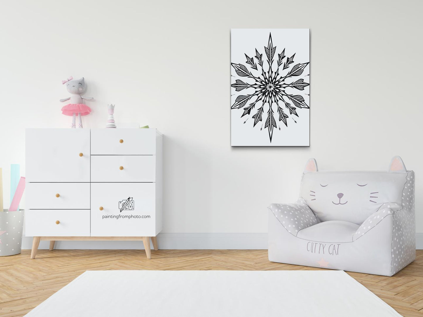 Paint by number - Arrow Mandala