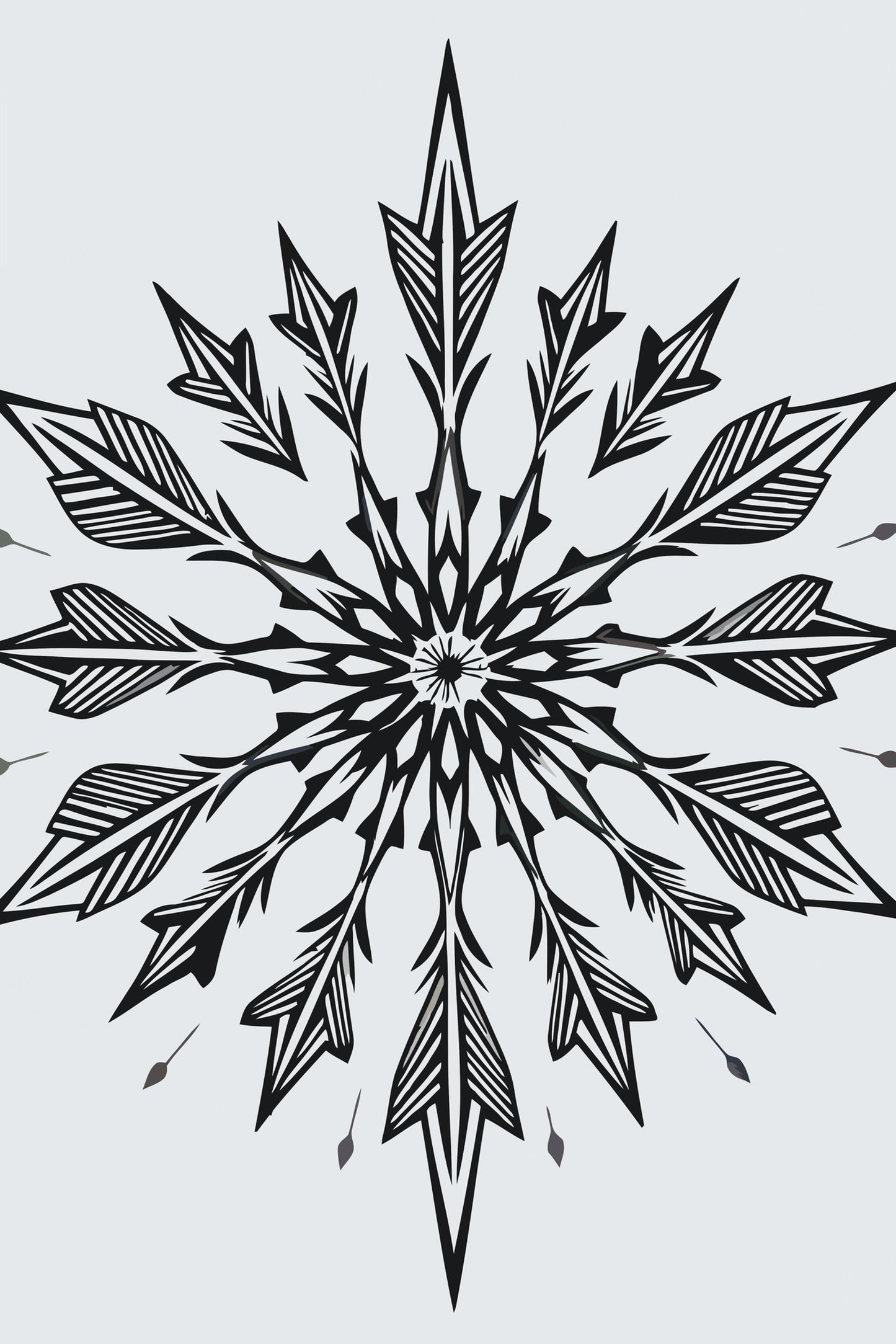 Paint by number - Arrow Mandala
