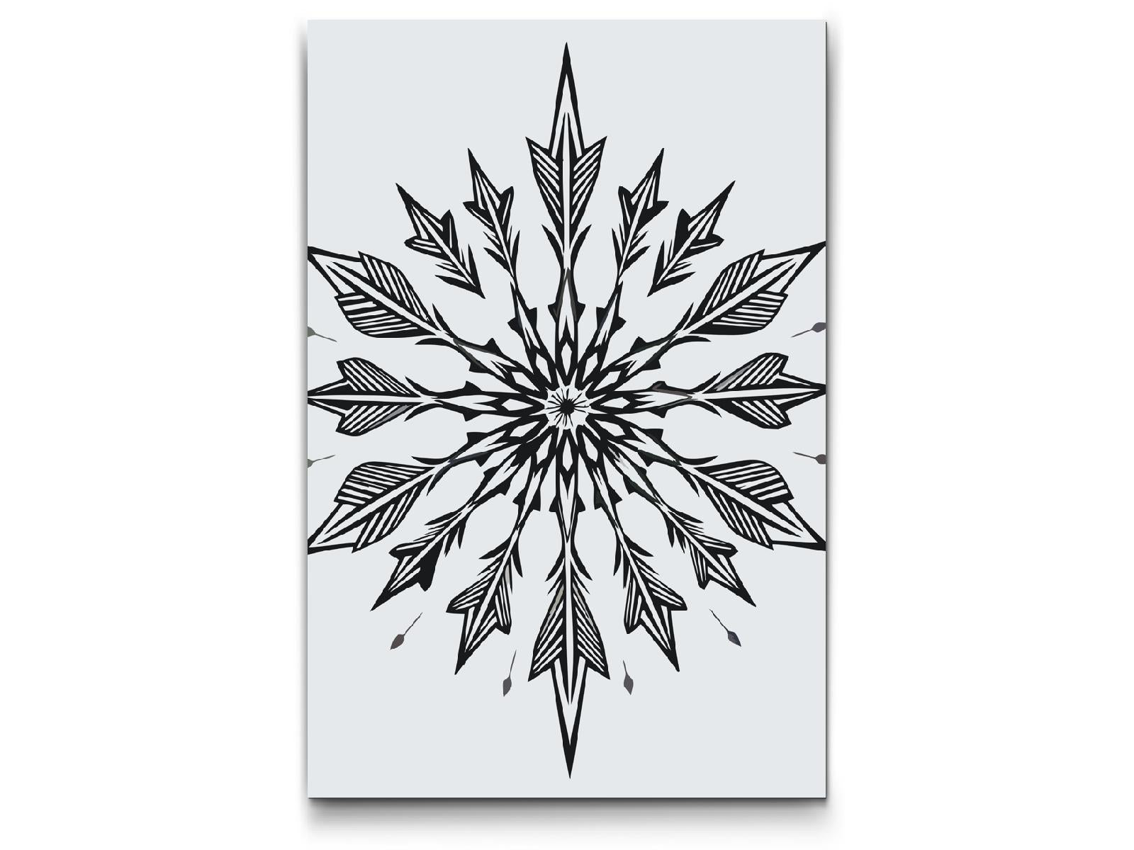 Paint by number - Arrow Mandala