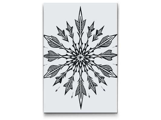 Paint by number - Arrow Mandala