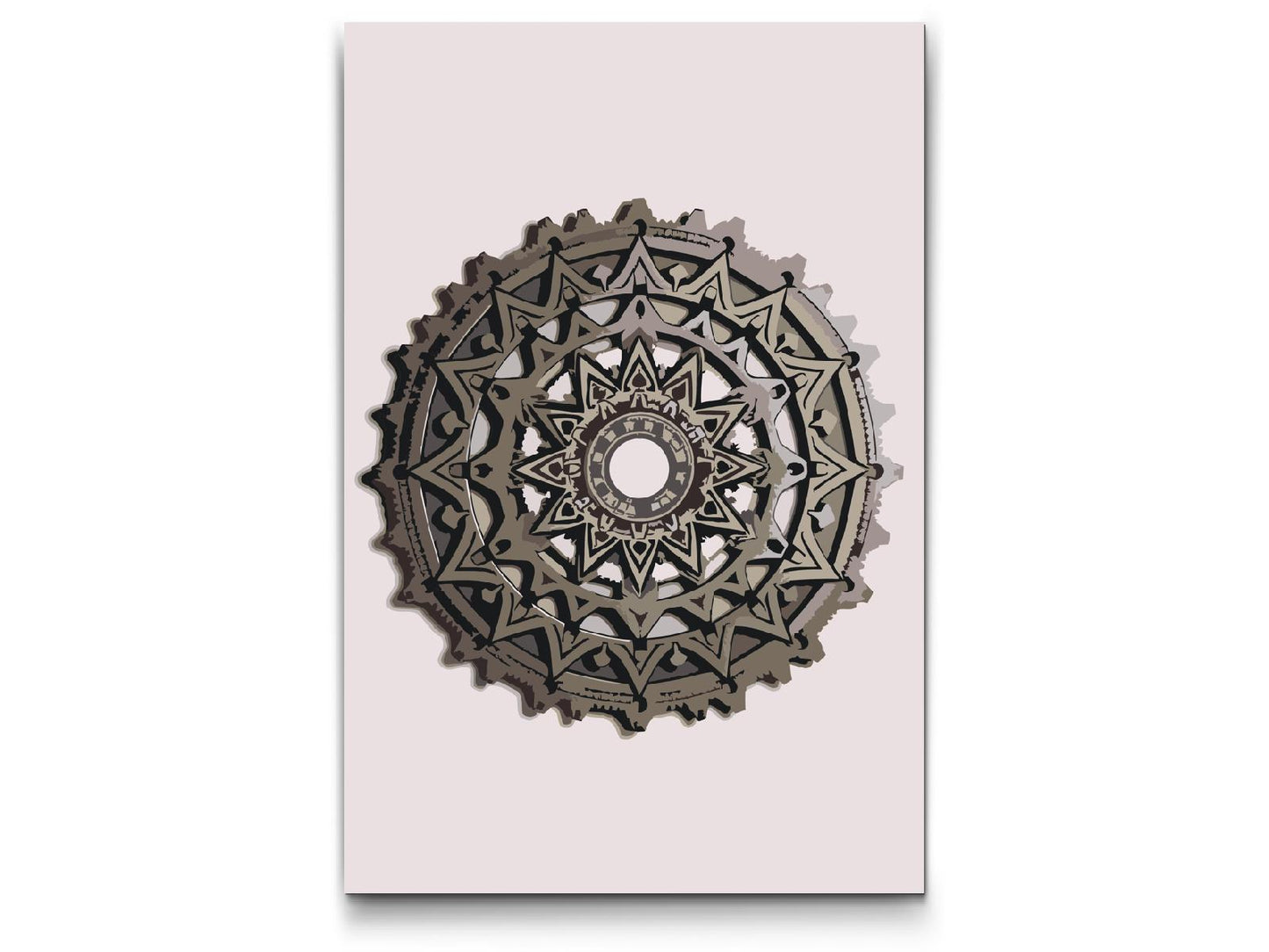 Paint by number - Teknisk Mandala