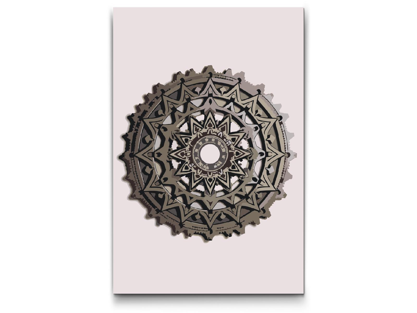 Paint by number - Teknisk Mandala