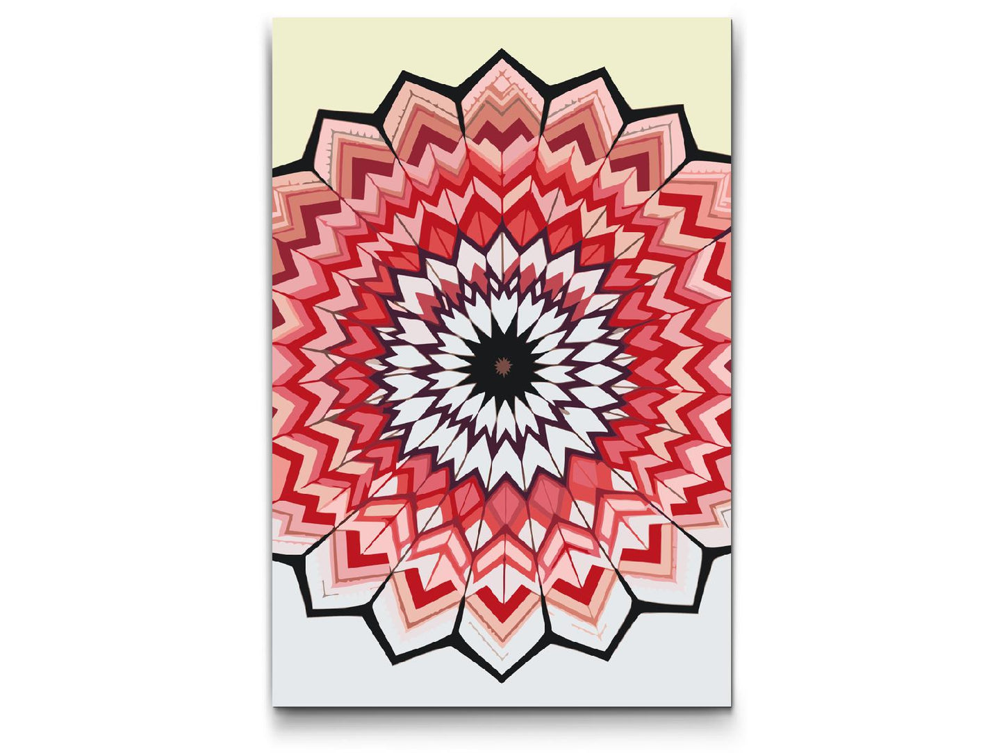 Paint by number - Geometrisk Mandala