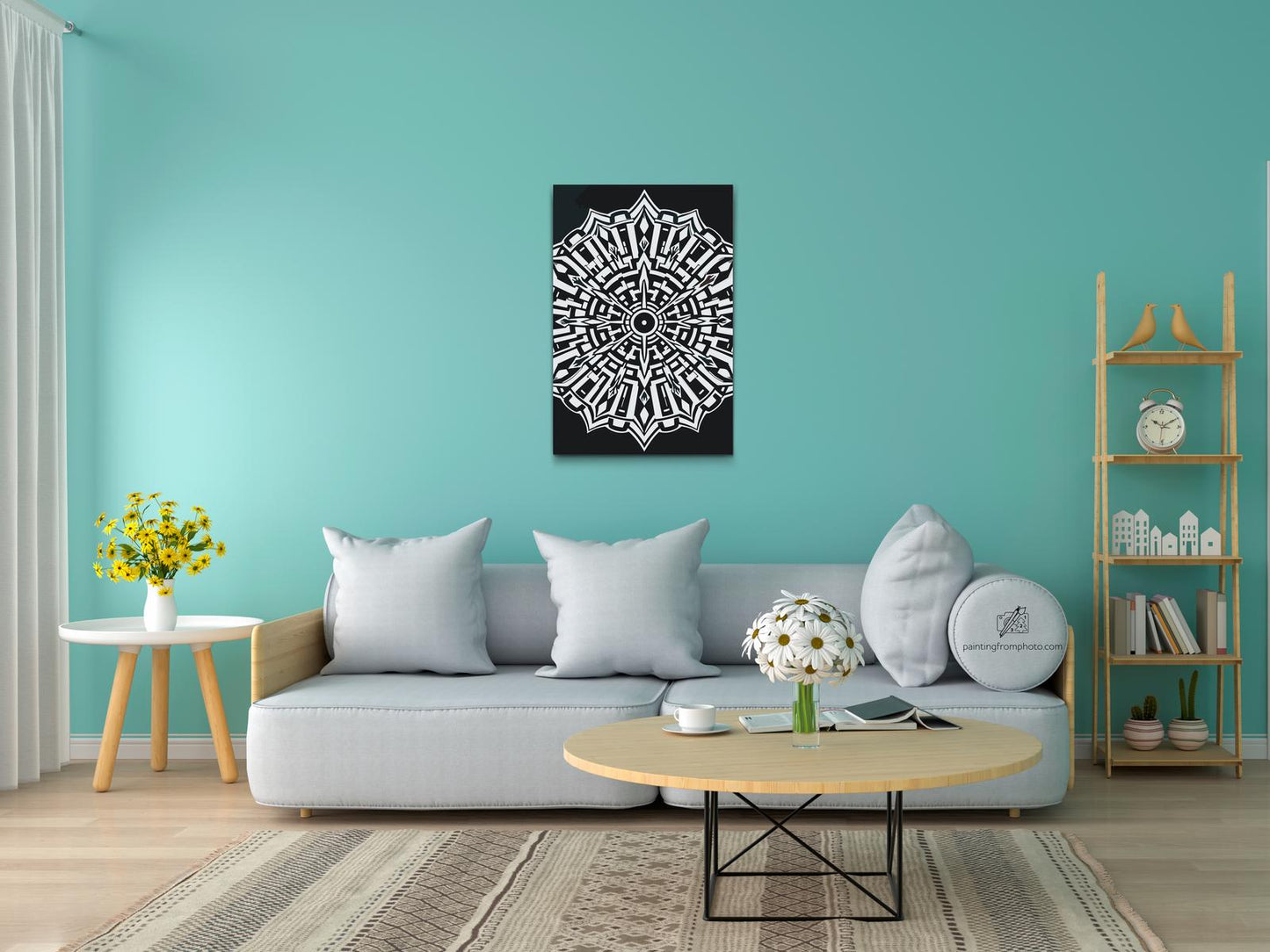 Paint by number - Labyrint Mandala