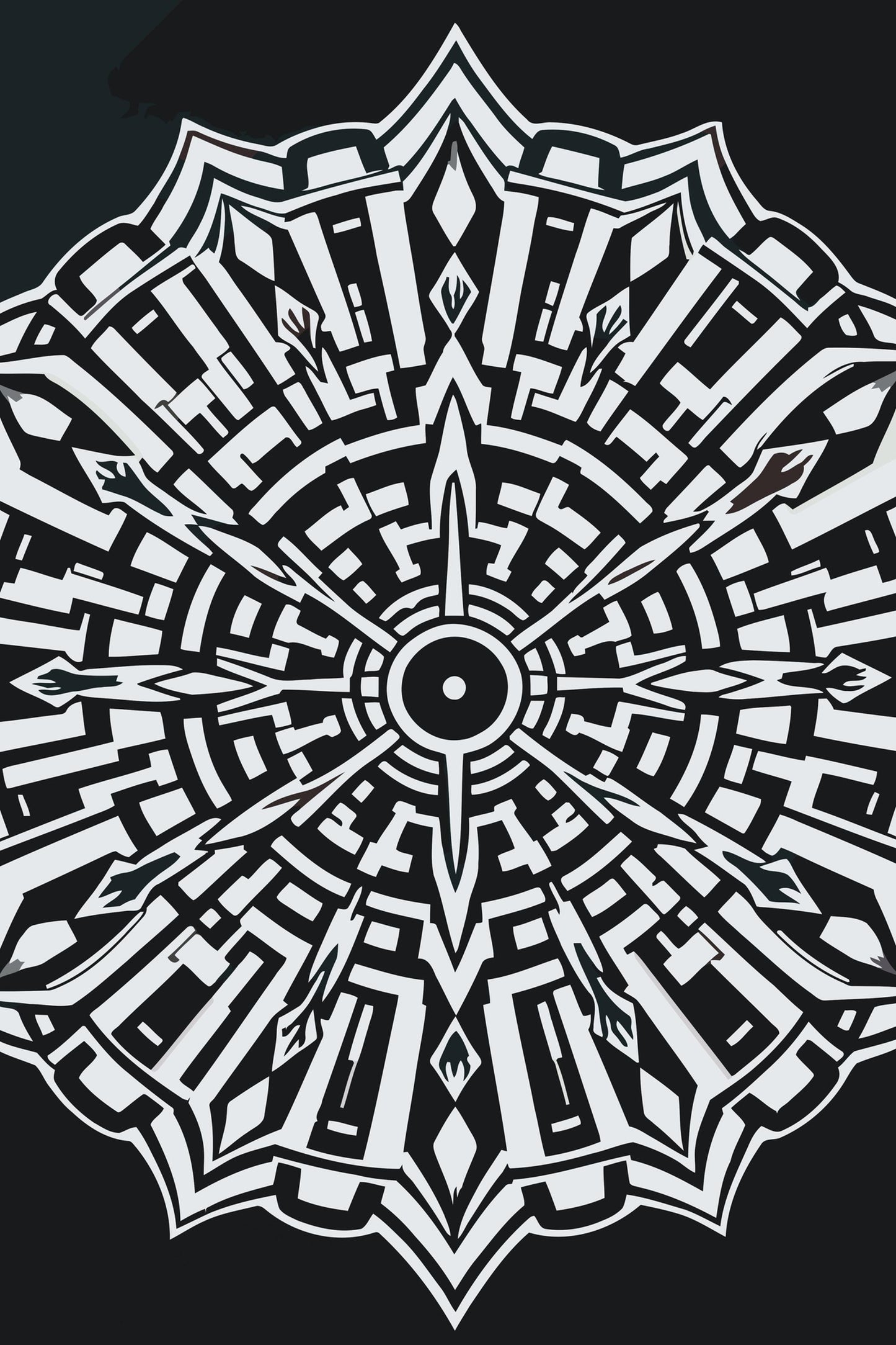 Paint by number - Labyrint Mandala