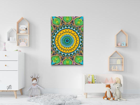 Diamond Paint - Mandala inspireret af naturen