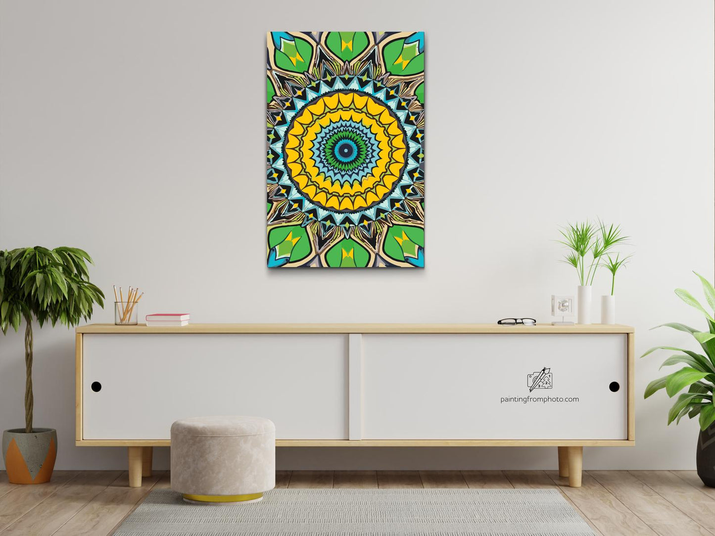 Paint by number - Mandala inspireret af naturen