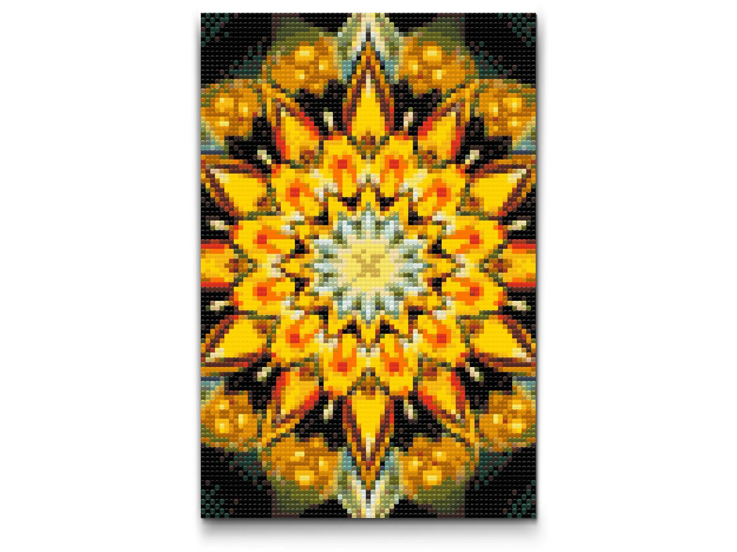 Diamond Paint - Mandala i solfarver