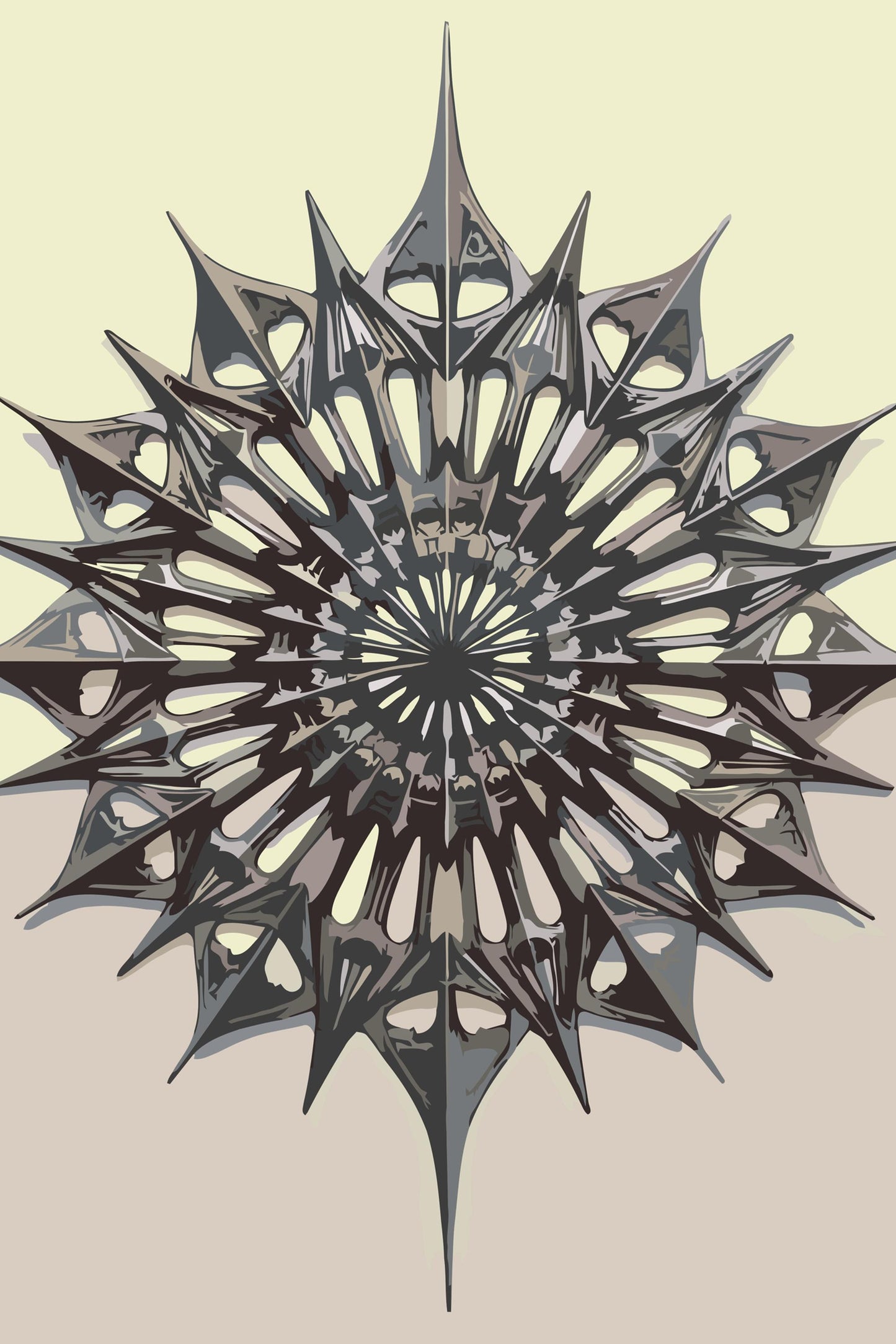Paint by number - Minimalistisk Mandala
