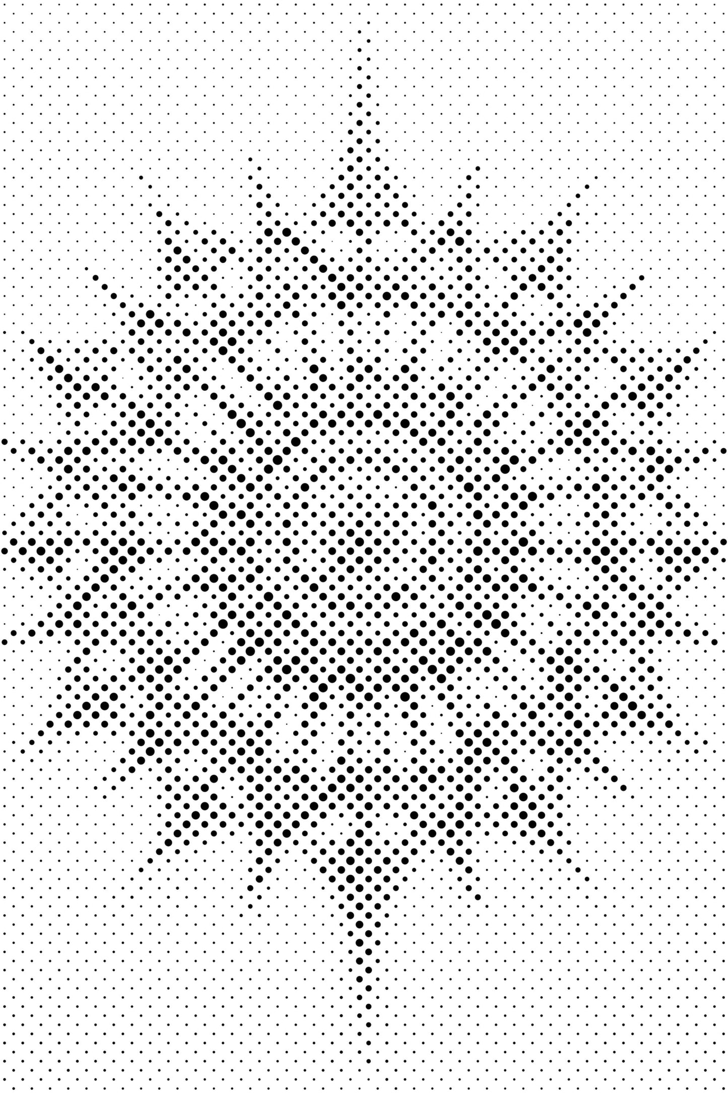 Dotting - Minimalistisk Mandala