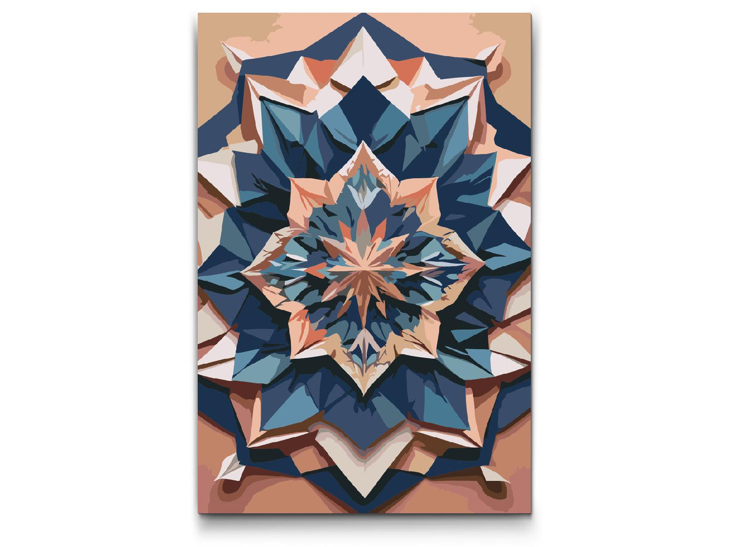 Paint by number - Origami Mandala