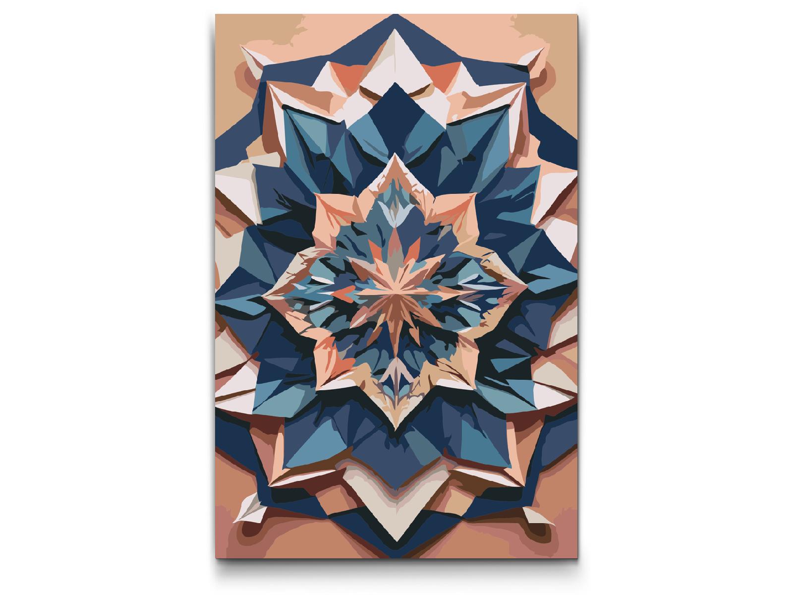 Paint by number - Origami Mandala