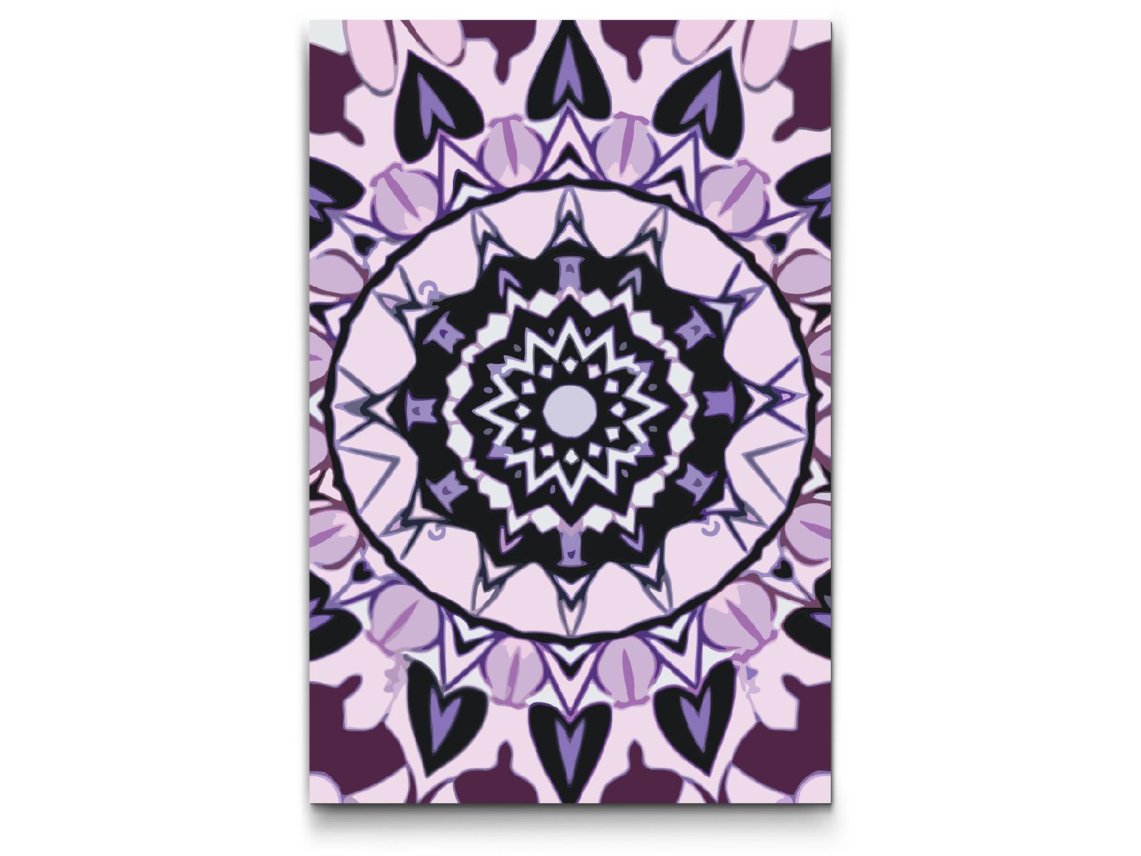 Paint by number - Lilla Mandala