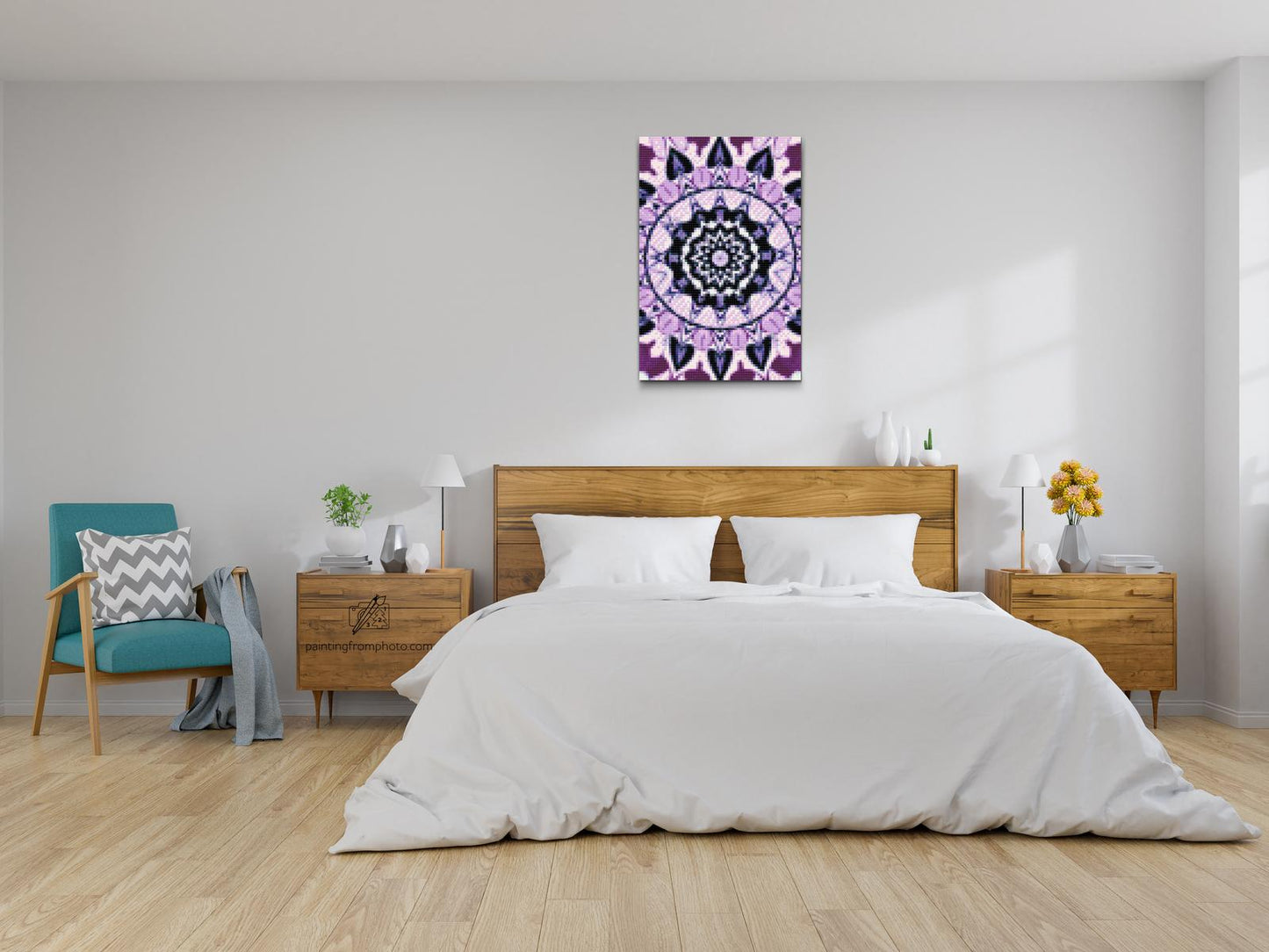 Diamond Paint - Lilla Mandala