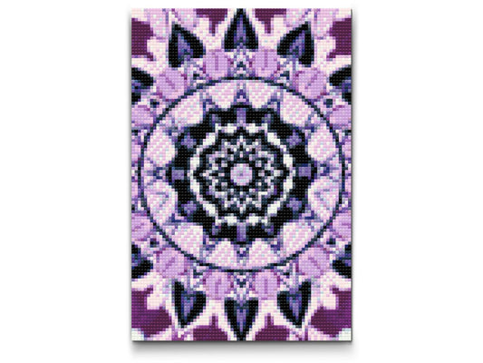 Diamond Paint - Lilla Mandala