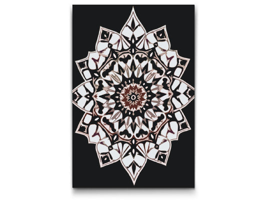 Paint by number - Skygge-Mandala