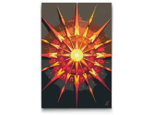 Paint by number - Sol Mandala