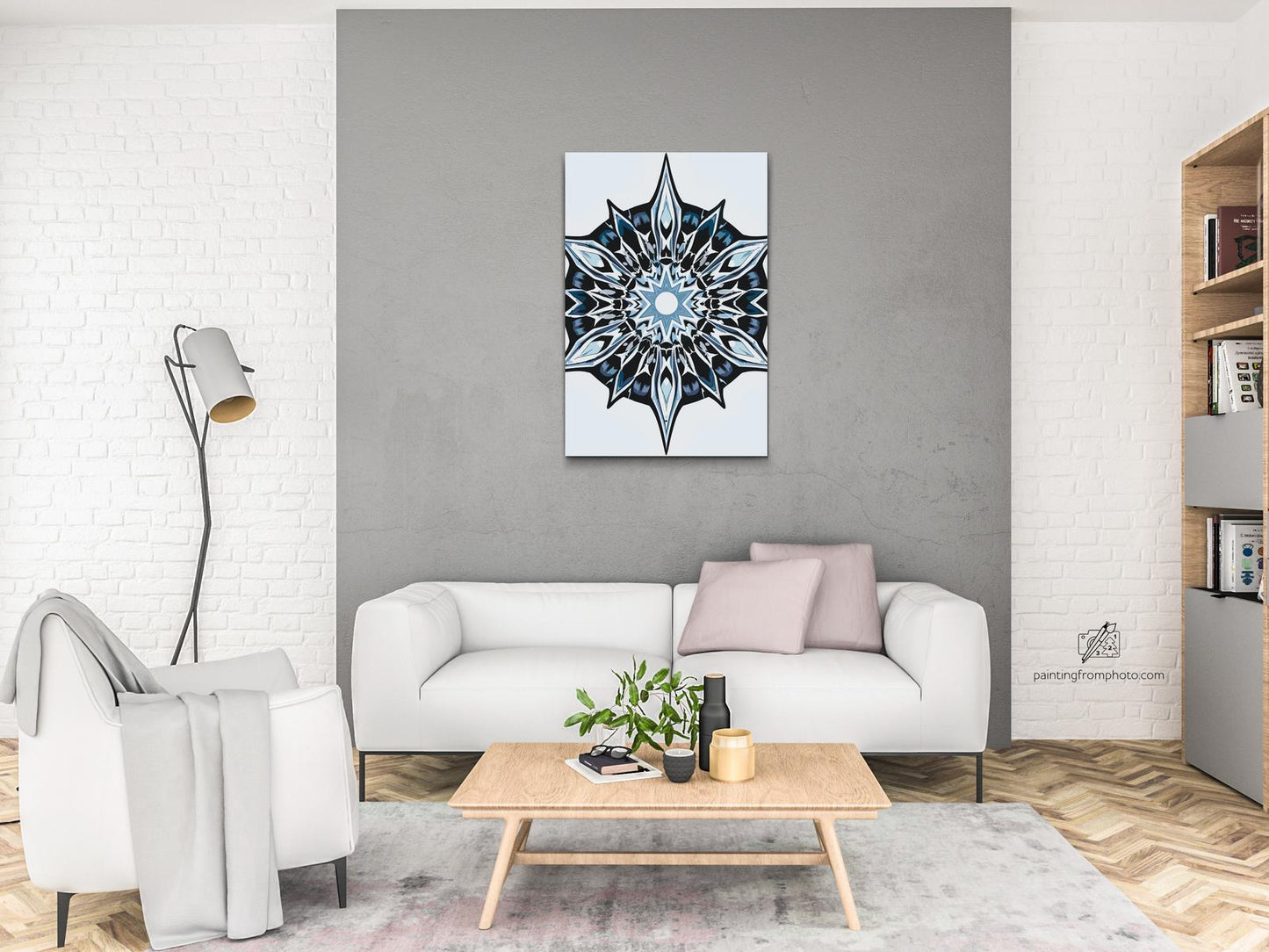 Paint by number - Vintermandalaen