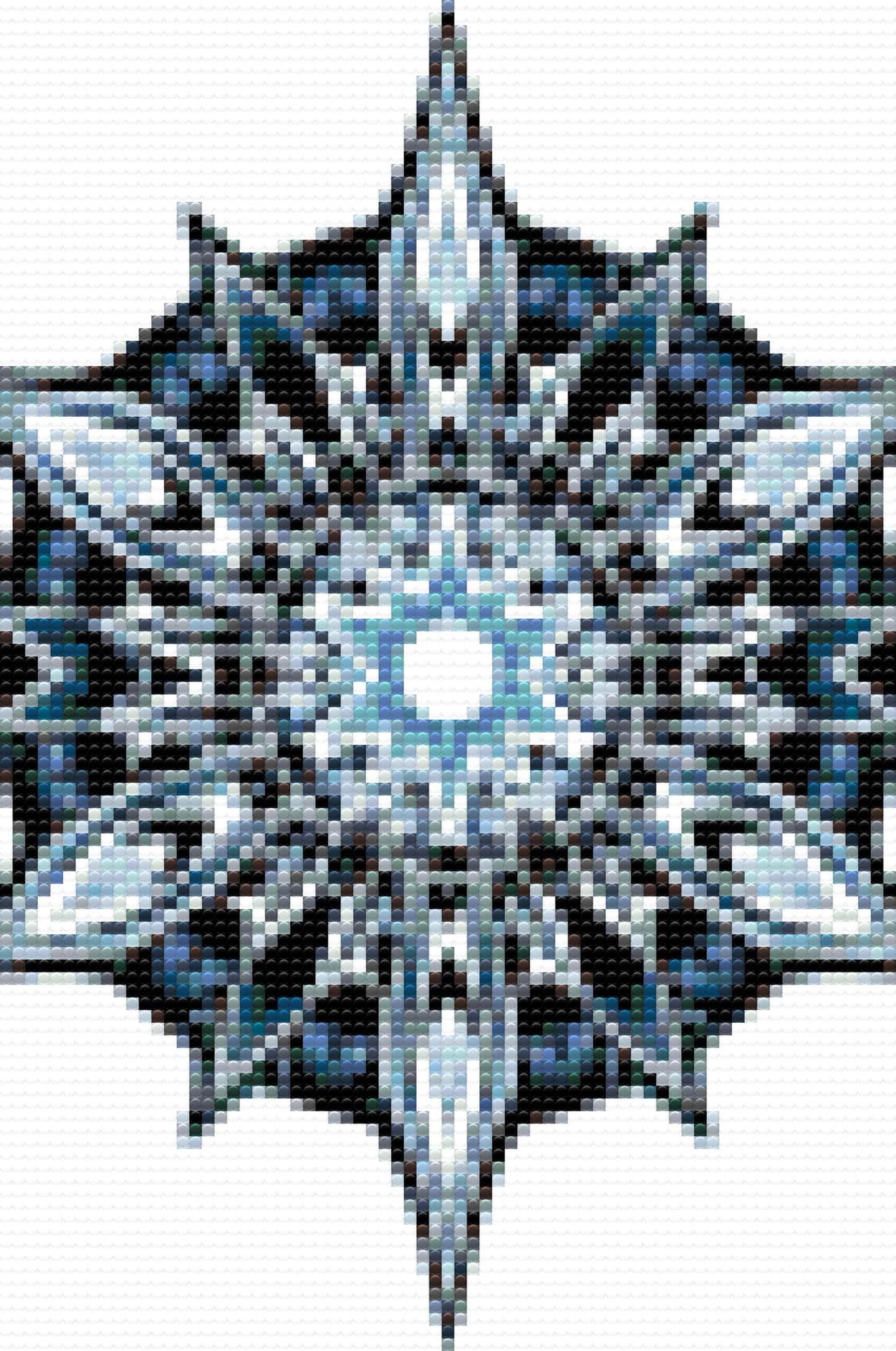 Diamond Paint - Vintermandalaen