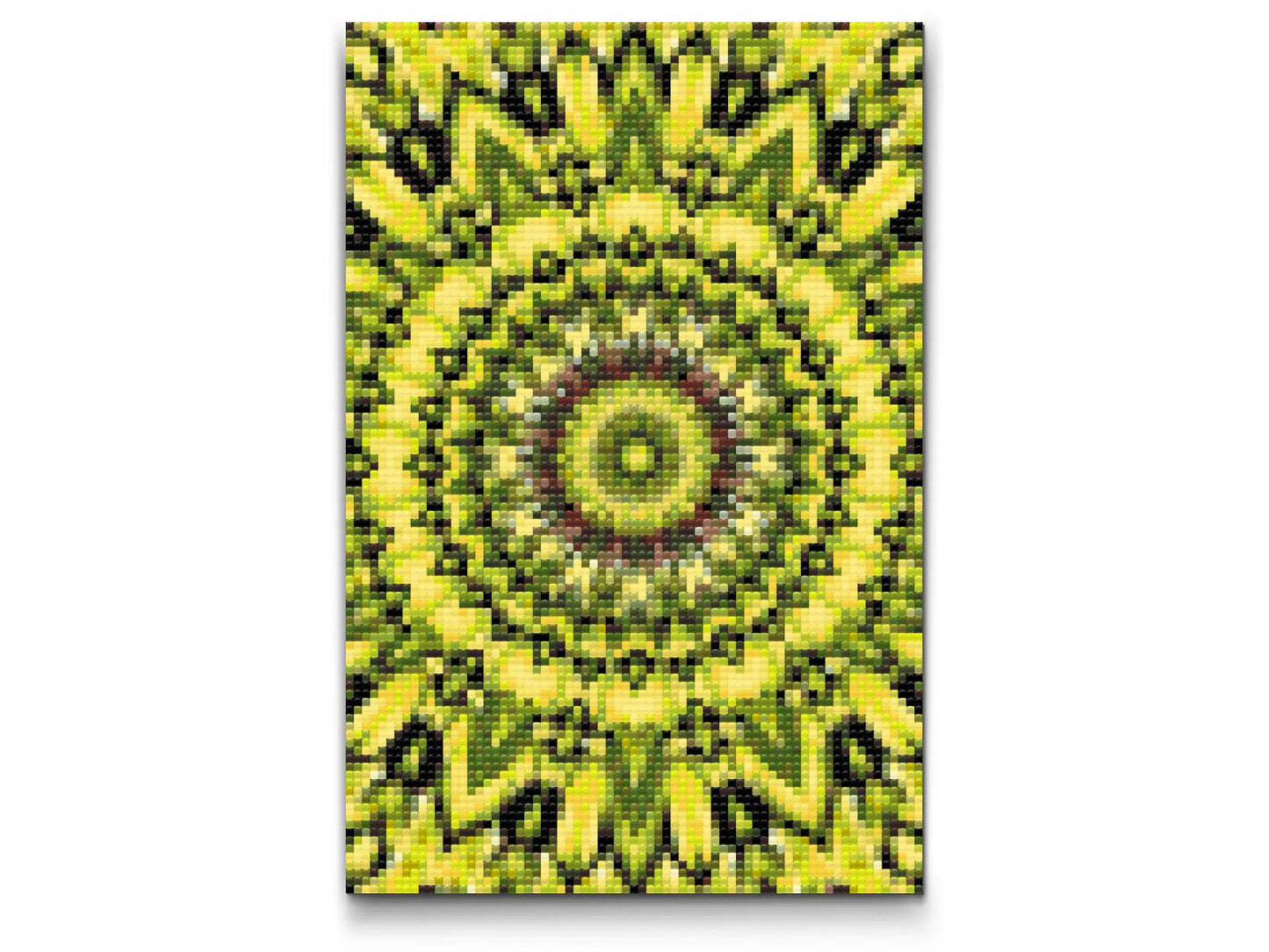 Diamond Paint - Gul-sort Mandala