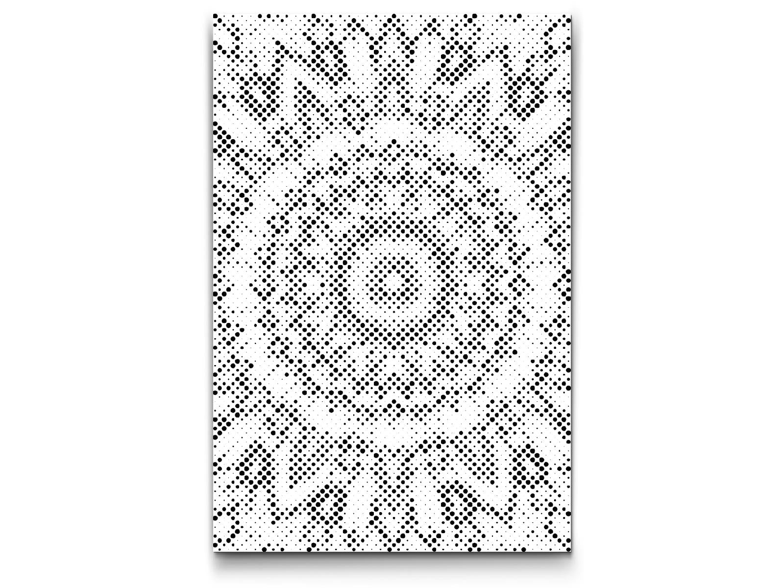 Dotting - Gul-sort Mandala
