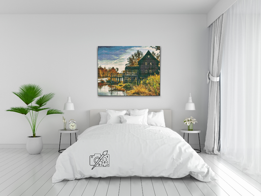 Diamond Paint - Vandmølle