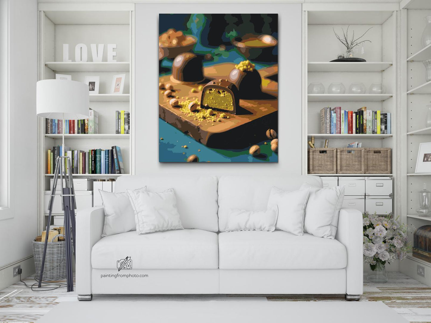 Paint by number - Dubai chokoladepraliner