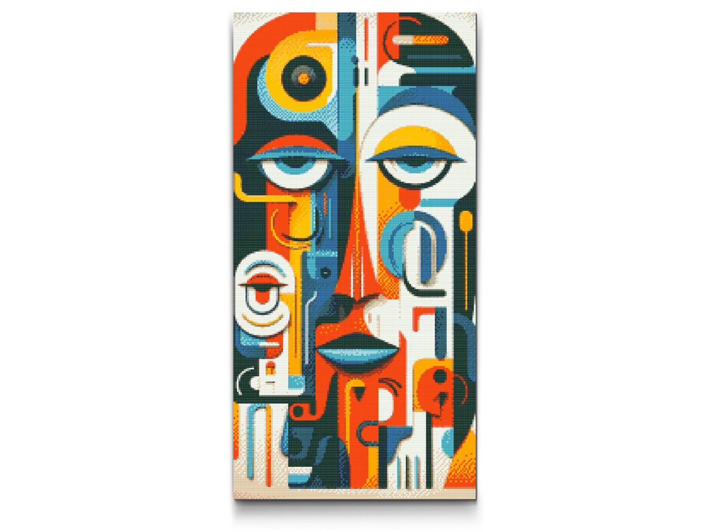 Diamond Paint - Abstrakt ansigt