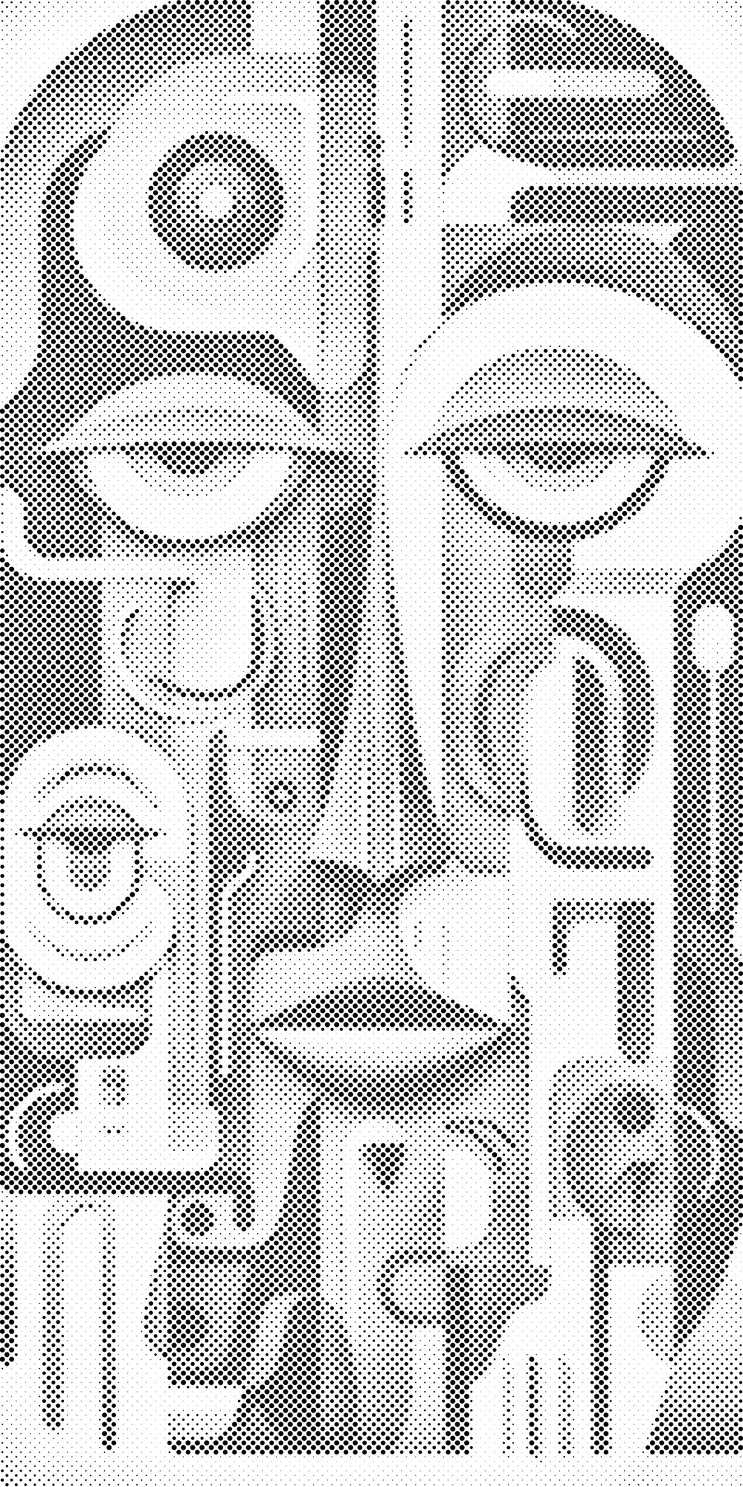 Dotting - Abstrakt ansigt