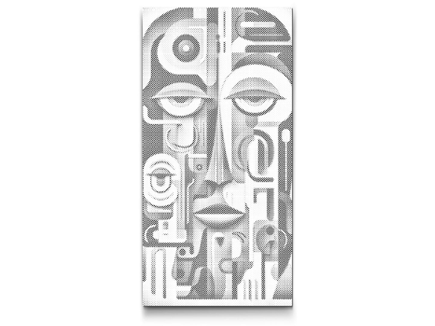 Dotting - Abstrakt ansigt