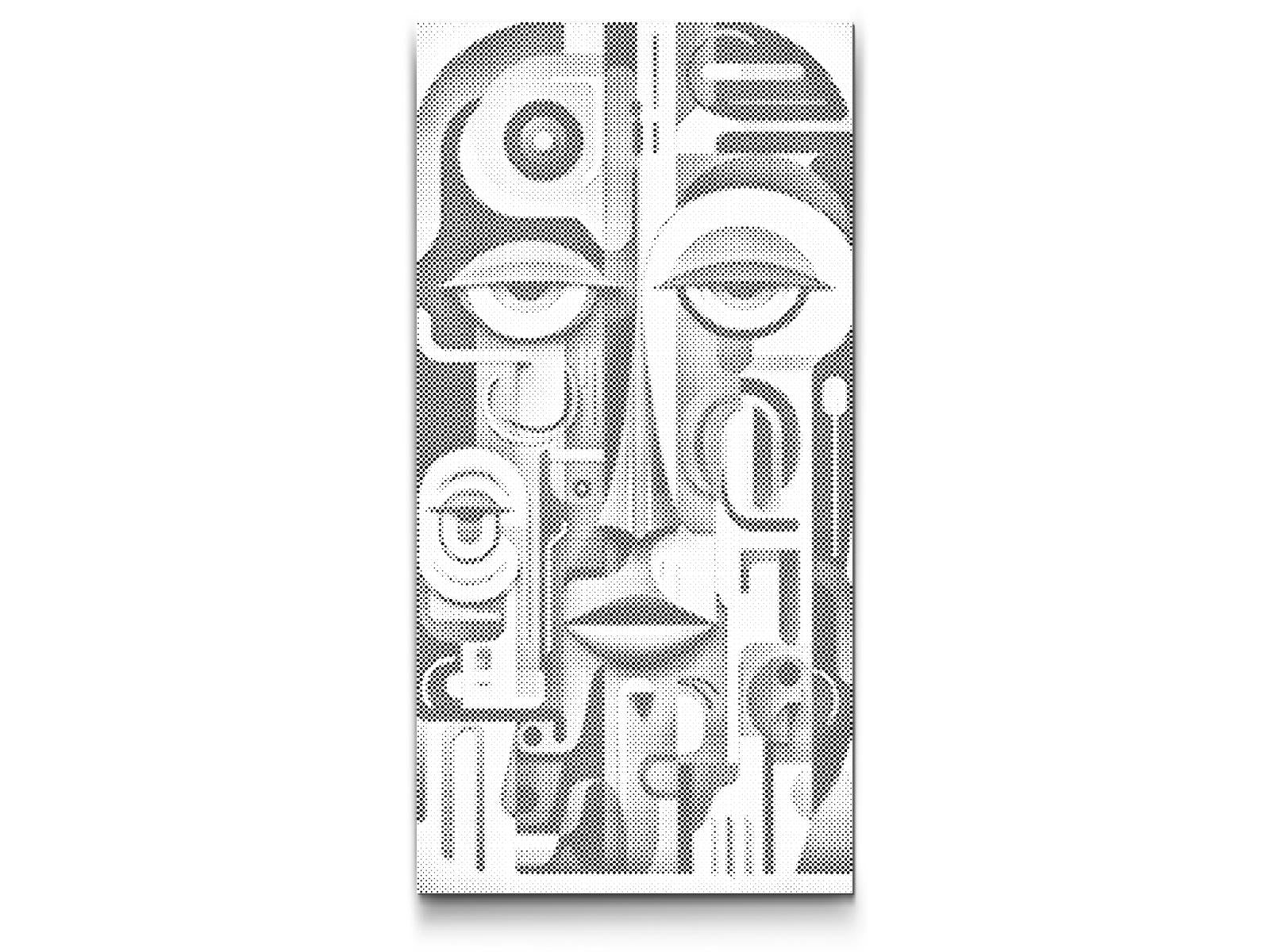 Dotting - Abstrakt ansigt