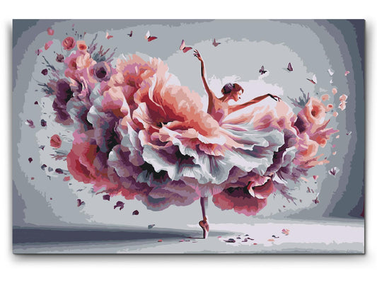Paint by number - Ballerina – harmonisk dans